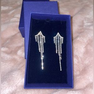 Swarovski Crystal Drop Star Earrings